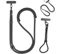 XFSRG 2 Pièces Cordon Telephone Portable Modèles Longs et Courts Laniere Telephone Portable Taille Universelle Réglable Cordon Téléphone Compatible avec Plusieurs Smartphones