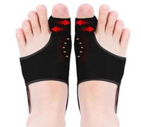 XFSRG 2 Pièces Correcteur Hallux Valgus Orthèse Manchon Séparateur Gros Orteil Redresseur Orteil Attelle Correction Hallux Valgus Taille L 40-43