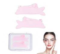 XFSRG 2 Pièces Flat Lash Lift Shields Boucliers Plats Coréens Ultra Fins Confortables et Pratiques avec Boîte de Rangementpour les Yeux ou Ruban Levage