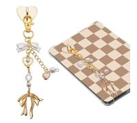 XFSRG 2 Pièces Pendentifs pour Téléphone Bijoux de Liseuse Electronique Portable Breloques Y2K Mignonnes Téléphone Portable Tablette Charms Porte-Clés Sac à dos (Set B)