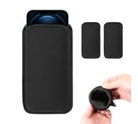 XFSRG 2 Pièces Pochette Téléphone Portable en Néoprène Housse de Protection Universelle pour Smartphone Sacoche Élégante et Pratique pour Hommes et Femmes(Noir)
