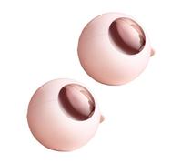 XFSRG 2 Pièces Rouleau Antipeluches Réutilisable Boule Compacte Adhésif Lavable à Peluches Lavable Mini Rouleau Antipeluches Réutilisable pour Poils D'animaux (Rose Or)