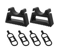 XFSRG 2 Pièces Support Velo Sol de Guidon Attache Rapide Protection la Poignée Frein avec 4 Fixations Amovibles pour Assistant de Stationnement