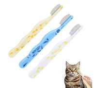 XFSRG 3 Pièces Brosse Chat pour Toilettage Doux Peigne pour Chats & Chien Élimine les Nœuds et Cheveux Emmêlés Peigne à Dents Fines pour Chats Chiens Lapins