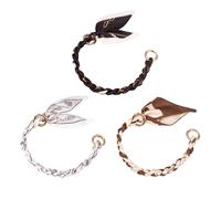 XFSRG 3 Pièces Chaîne Sac à Main Chaîne de Rechange en Foulard en Soie Style Rétro Accessoires de Décoration de sac à Main pour Femmes