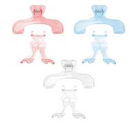 XFSRG 3 Pièces Transparent Pince Support de Page Livre Portepage Pince a