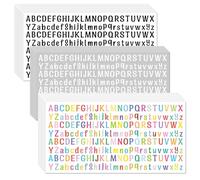 XFSRG 30 Feuilles Lettre Autocollantes Imperméable Petits de l'Alphabet Décoration Stickers Set pour Scrapbooking et aux Arts Décoratifs