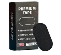 XFSRG 30 Pièces Patch De Sommeil Anti-Ronflement Tissu Élastique Ruban Buccal Mouth Tapes Pour Le Sommeil(Noir)
