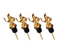 XFSRG 4 Pièces Bec Verseur Huile Verseur Huile D'olivedoseur Alcool Bouchon de Bouteille pour Liqueur Huile Fêtes et Bars