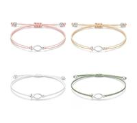 XFSRG 4 Pièces Bracelet Communion Forme Poisson Jesus Corde Reglable