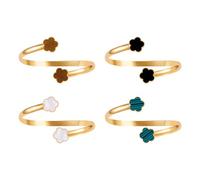 XFSRG 4 Pièces Bracelet Femme Motif Floral Bracelet pour le Haut du Bras Tendance pour Fêtes Occasions Spéciales Voyages