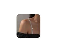 XFSRG 4 Pièces Bretelles de Soutien Gorge en Strass Éblouissantes Réglables pour Femmes Accessoires de Lingerie Glamour pour Toutes Occasions