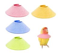 XFSRG 4 Pièces Collier Col Perroquet Collier Récupération Conique Anti-Morsure Protection Anneau Élisabéthain pour Oiseaux Perruches Conures Calopsittes Inséparables