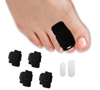 XFSRG 4 Pièces Correcteur d'Orteils Marteaux Orthèse Hallux Valgus Attelle avec Renfort en Aluminium pour Orteils Courbés ou Fracturés pour Femmes et Hommes