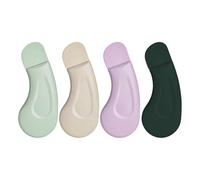 XFSRG 4 Pièces Outil pour Enlever les Points Noirs Extracteur De Points Noirs En Silicone Nez Spatule Nettoyer La Peau En Profondeur pour la Peau et le Nez