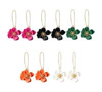 XFSRG 5 Paires Boucles D'oreilles Fleur Femme Pendantes de Bohème Bijoux