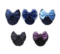 XFSRG 5 Pièces Filet Chignon avec Nœud Filet Cheveux Couverture de