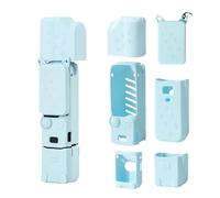 XFSRG 6 Pièces Osmo Pocket 3 Coque de Protection Souple en Silicone Résistante aux Rayures Accessoires Compatible avec Pocket 3 Creator Combo(Bleu)