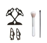 XFSRG 6 Pièces Outils Eyetour pour Ombre à Paupières Pochoirs Réutilisables pour Maquillage des Yeux avec Pinceau Pochoir Eyeliner Applicateur Pratique pour Débutants