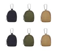 XFSRG 6 Pièces Sac à Clés Mini Portemonnaie Petit Portemonnaie Pochette Compacte à Fermeture Éclair Mini Pochette Portable pour Monnaie Clés Écouteurs Accessoires du Quotidien