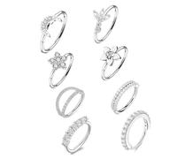 XFSRG 8 Pièces Piercing Nez 316L Acier Chirurgical Piercing 20G Doré Hypoallergénique Anneaux de Nez Jewelry Pour Looks Quotidiens Soirées Peaux Sensibles