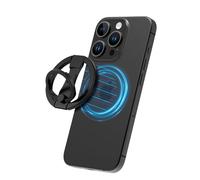 XFSRG Anneau de Support pour Téléphone Portable Métal Magnétique Poignée Pivotante à 360° pour Smartphones Support Universel Élégant et Pratique pour Tous Les Modèles (Noir)