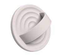 XFSRG Anneau de Support Téléphone N52 Puissant Magnétique Silicone Léger Support Portable Réglable à 360° Rotation pour iPhone 16 15 14 13 12(Gris)