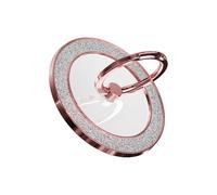 XFSRG Anneau Telephone Portable Magnétique Luxe Scintillant Rotation sur 360 Support Telephone Compact et Portable pour Étudier Travailler Voyager