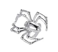 XFSRG Bague Araignée Gothique Bague Halloween Tendance et Personnalité Accessoire pour Halloween pour les Fêtes Célébrations et Bals Costumés