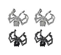 XFSRG Bagues d'Halloween Réglables Araignée Anneaux Gothiques Bagues Déclaration d'Araignée Ouvertes d'Halloween Accessoires Gothique Bijoux pour Femmes