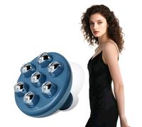 XFSRG Balle de Massage Ergonomique Boule Massage Portable pour Relaxation Musculaire Accessoire de Massage Manuel pour Corps Entier(Bleu)