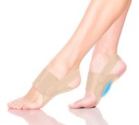 XFSRG Bandages pour Fasciite Plantaire Femmes Hommes Reglable Soutien Voûte Coussinets Bandages de Voûte Plantaire Soutien pour Soulagement Pieds Plats Voûte Plantaire Haute Aponévrosite (Teint)