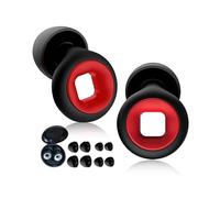 XFSRG Bouchons d'Oreilles Anti Bruit pour Dormir Protection Auditive Sommeil Boules Quies Réutilisables en Silicone Casque Anti Bruit pour Dormir et Voyager Adaptés à Toutes les Oreilles (Rouge)