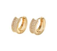 XFSRG Boucle d'Oreille Pendante Or Créoles Bijoux Femme Plaqué Or Boucles 'Oreilles Rondes Élégantes Pendants d'Oreilles Brillants Accessoires Mode Bijoux Cadeau (A)