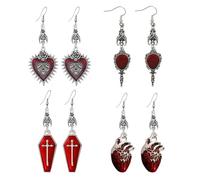 XFSRG Boucles d'Oreilles Femme Acier Inoxydable Bijoux Gothiques Élégants pour Toutes Occasions