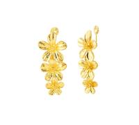 XFSRG Boucles d'Oreilles Femme Fleur Doré Élégantes et Légères pour Toutes Occasions (Or-2)