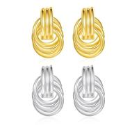 XFSRG Boucles d'Oreilles Femme Nœud Piercing Oreille Bijoux Élégants Accessoires Mode Piercing Tragus Cadeau Anniversaire Mariage (B)