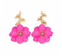 XFSRG Boucles d'Oreilles Fleur Élégante pour Femme Délicate Pendentif Bohémiennes pour Mariage ou Tenue Chic