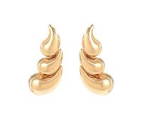 XFSRG Boucles D'oreilles Goutte 'eau ' en Forme de Boucles D'oreilles Femme Goutte Pendantes Élégantes pour Femmes Style Moderne Raffiné Bijoux Oreille (Or)