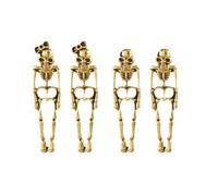 XFSRG Boucles d'Oreilles Halloween Femme Boucles d'oreilles Pendantes Squelette Fantaisie Gothiques Bijoux pour Femmes