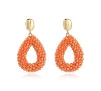 XFSRG Boucles d'Oreilles Pendantes pour Femme Style Bohème en Forme de Goutte Bijoux Artisanaux Idéal pour Voyages Sorties et Festivals Artistiques