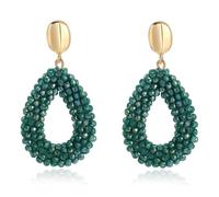 XFSRG Boucles d'Oreilles Pendantes pour Femme Style Bohème en Forme de Goutte Bijoux Artisanaux Idéal pour Voyages Sorties et Festivals Artistiques