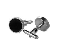 XFSRG Bouton de Manchette Homme Doré avec Nacre Boutons de Manchette Élégants pour Chemise Accessoire Mode pour Mariage et Cérémonies (Acrylique argenté)