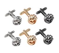 XFSRG Boutons de Manchette Homme Nœud Élégant, Accessoire Chemise de Mariage et Costume, Style Chic pour Soirée, Gala et Cérémonie