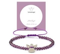 XFSRG Bracelet Ange Gardien en Cristal Cadeau Communion Fille