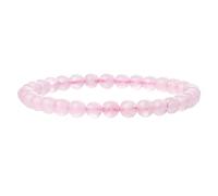 XFSRG Bracelet Femme 6mm Pierres Naturelles Bracelets à Perles Cordon Élastique Élégant pour les Rendez Vous Fêtes Voyages