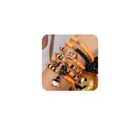 XFSRG Bracelet Femme Halloween Bijoux Colorés Pierre Naturelle Fille Accessoire Mode (1)