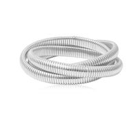 XFSRG Bracelet Spirale Extensible Structure Métallique Bijou Poignet Superposable Accessoire Femme