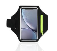 XFSRG Brassard Telephone Sport Porte Course a Pied Brassard Running Pochette de Bras pour Smartphone Pochette Telephone Portable Jogging et Rangement Zip (Noir)