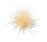 XFSRG Broche en plume femme d'autruche moelleuse mariage bohème broche fleur corsage carnaval pins pour femme accessoire vetement (Beige)